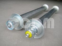 STEEL SPROCKET ROLLER (WITH FLANGE)