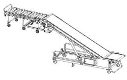 Truck Loading & Unloading Belt Conveyor