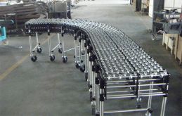 Steel Skate Wheel Flexible Conveyor